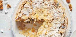 Torta di mandorle con crema al limone ricetta