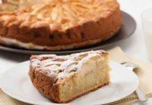 Torta di mele e ricotta al profumo di limone