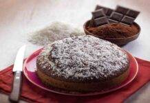 Torta di vasetti con cocco e nutella