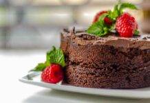 torta lamponi cioccolato zenzero ricetta FOTO ricettasprint
