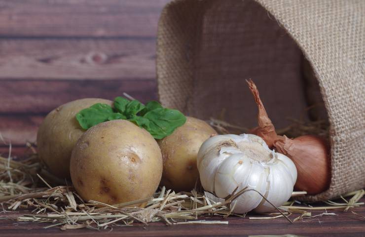 Come conservare patate aglio e cipolle