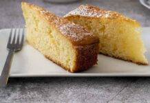 Torta velocissima alla panna | Soffice e pronta in pochi minuti Dolce ai latticini