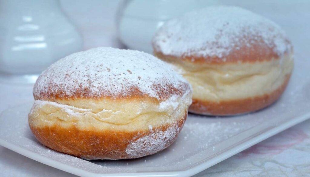 Bomboloni con poche calorie fatti di farina di Manitoba