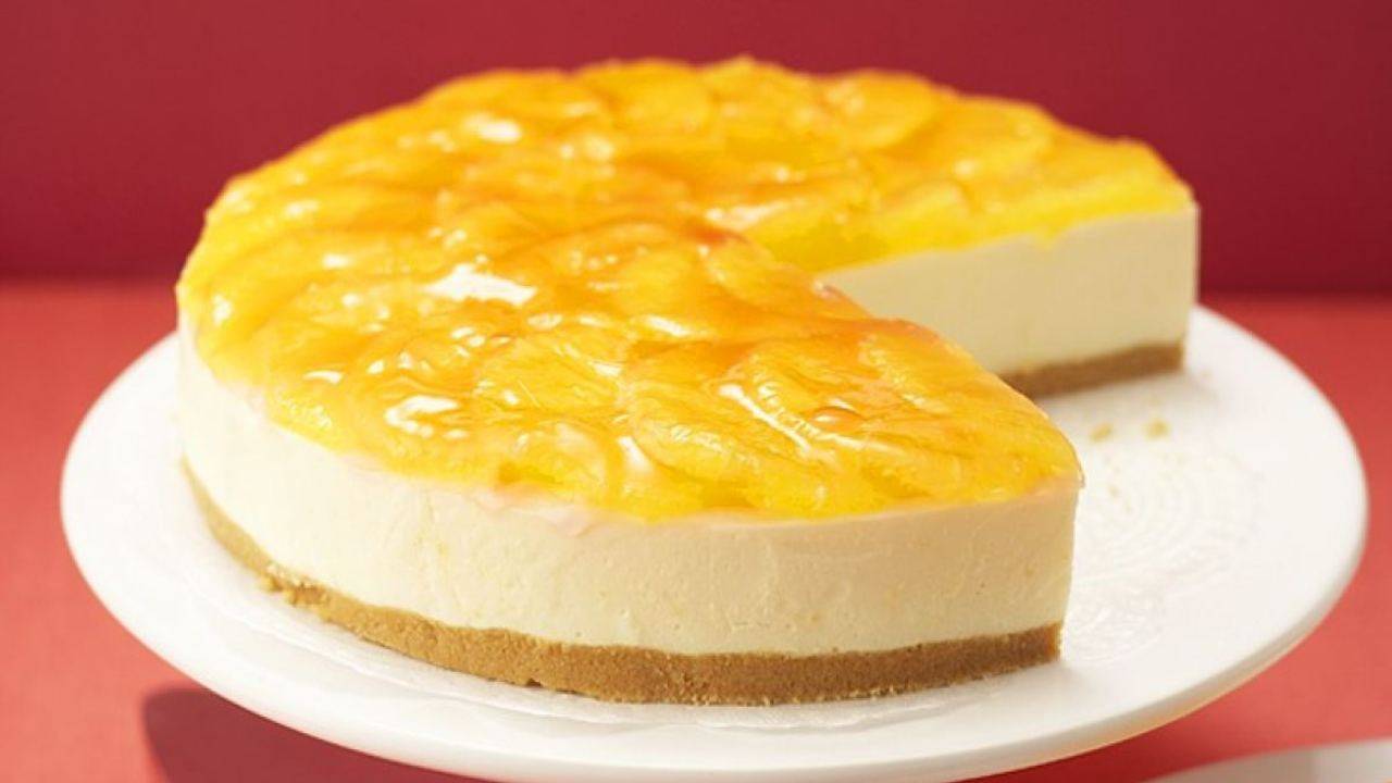 cheesecake arancia ricetta FOTO ricettasprint