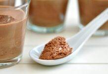 Crema al cioccolato e cocco | Semplice e gustosa Dolce al cucchiaio al cioccolato