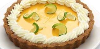 Dolce al lime con vaniglia