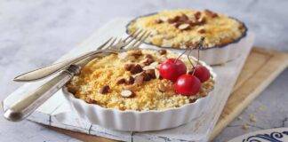 Crumble con crema