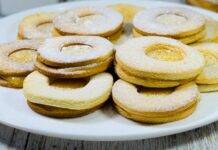 Biscotti con crema la lime