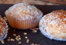 Muffin cocco e cioccolato bianco
