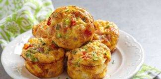 Muffin frittata con verdure