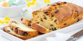 Plumcake con uva passa