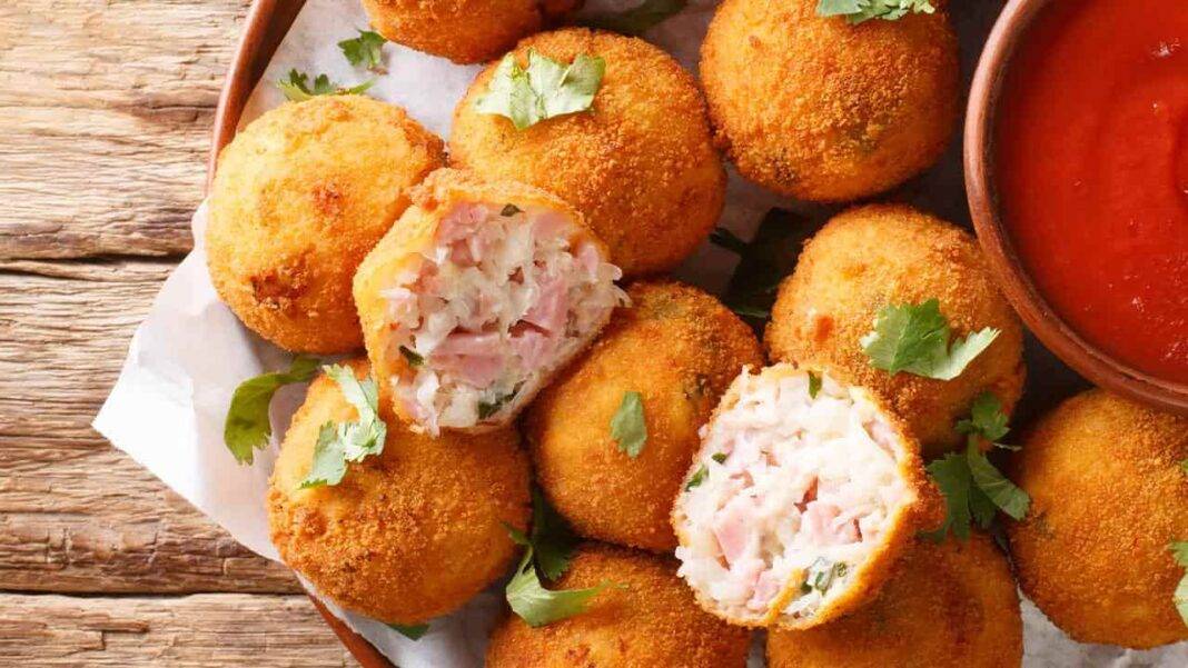 Polpette prosciutto cotto robiola e parmigiano, secondo doc