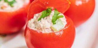 pomodori mousse uova tonno ricetta FOTO ricettasprint