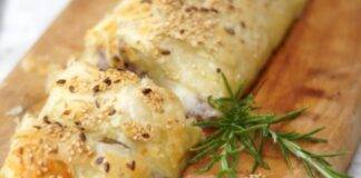 Strudel salato di patate farcito