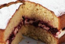 Torta paradiso all'amarena