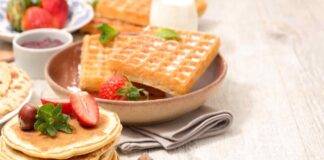 Waffles e pancake light senza burro