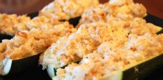 zucchine riso e mozzarella