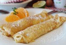 Crepes facilissime all’arancia | Ricetta in 10 minuti fruttata e golosa