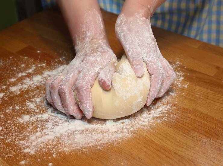 impasto in lavorazione