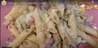 cavolfiore e pancetta