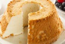 Torta all'albume senza lattosio