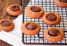 Biscotti ovis mollis con caffè e ganache al cioccolato fondente
