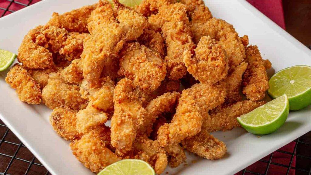 Bocconcini di pollo fritti &quot;ad aria&quot;, il fantastico uso della friggitrice