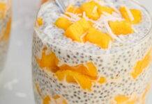 colazione alla chia e latte di mandorla
