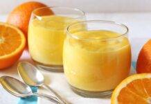 Budino all’arancia e yogurt greco | Facilissimo e leggero
