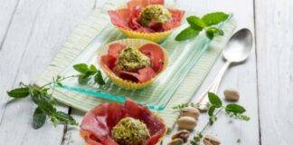 FInger food di affettato con ricotta