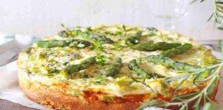 Cheescake light di asparagi broccoletti e philadelphia