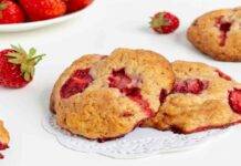 Cookies alle fragole | Fragranti e invitanti che si preparano facilmente Biscotti alle fragole