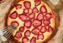 Torta con frutti estivi senza burro