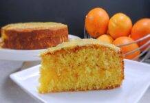 torta arancia amaretti ricetta FOTO ricettasprint