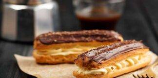 Eclair crema chantilly e nutella