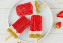 Gelato di frutta frullata