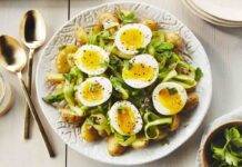 Insalata uova, asparagi e patate | Leggera e sfiziosa per la cena insalata uova asparagi patate ricetta FOTO ricettasprint