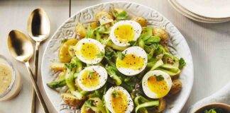 insalata uova asparagi patate ricetta FOTO ricettasprint