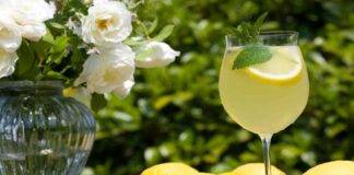 Limoncello spritz menta e lime