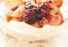 Mousse ricotta mele cannella, pronta in 15 minuti