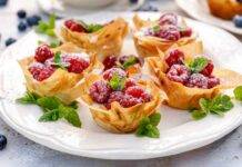 Muffin di pasta fillo