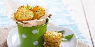 Muffin di zucchine quick e basilico