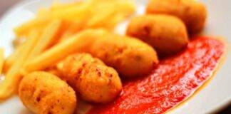 FInger food ripieni di formaggi e salume fritti