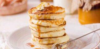 pancake albumi yogurt ricetta FOTO ricettasprint