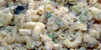 Pasta con tonno panna e piselli