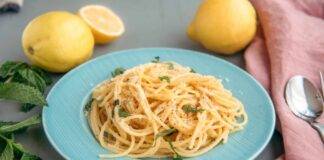 pasta limone menta ricetta FOTO ricettasprint