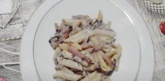 pasta radicchio taleggio ricetta FOTO ricettasprint