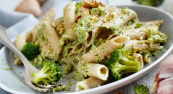 Pasta ricotta e broccoli Ragusana | Veloce e gustosa con i gherigli di noci