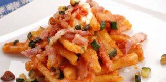 Primo con verdure e pancetta