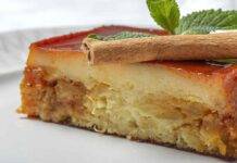 Pudding caramello e mele | Una goduria per iniziare la giornata pudding caramello mele ricetta FOTO ricettasprint
